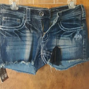 Cowgirl Tuff Jean Shorts