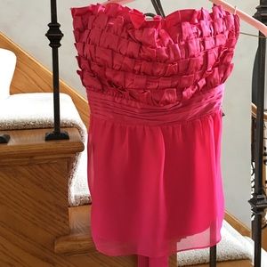 Bebe Pink Tube Top size Large