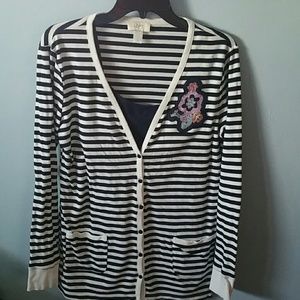 Long cardigan with 2 camis