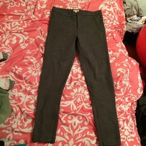 Gray dress pant leggings