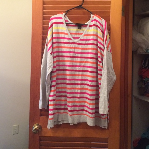 Lane Bryant striped sweater