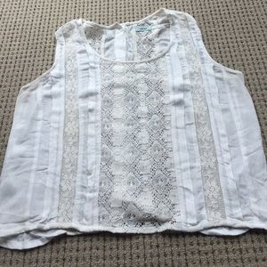 Urban Outfitters lace crop top