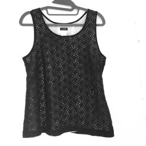 J.CREW black&white sleeveless tee