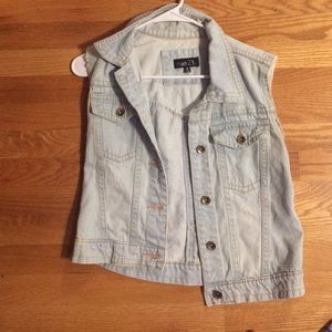 Adorable jean vest
