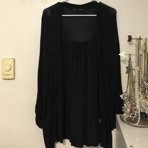 Maurices black cardigan