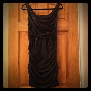 Black cocktail dress