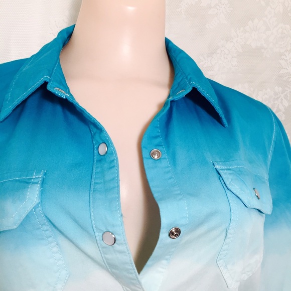 Dip Dye cowboy shirt. FINAL CLEARANCE - Picture 4 of 4