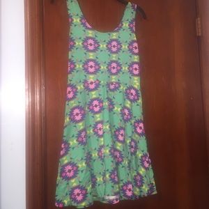 Tribal print skater dress