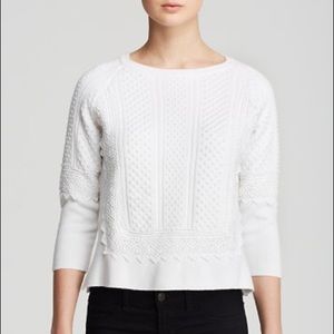 French Connection Edith Lace Summer Sweater