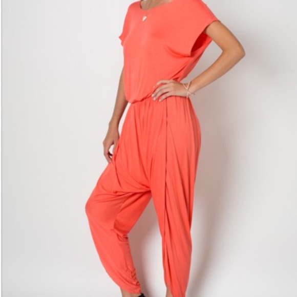 LAST ONE ! Coral Harem Jumpsuit 😱 SUPER SALE - Picture 3 of 3