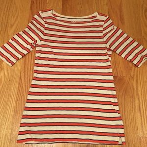 JCrew  lightweight striped cotton T-shirt