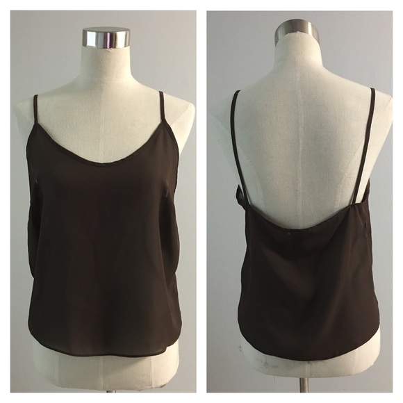 Liz Claiborne Tops - Liz Claiborne Sheer Semi Crop Tank