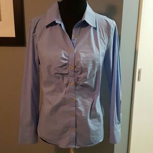 Dana Buchman Blue Button-down Dress Shirt