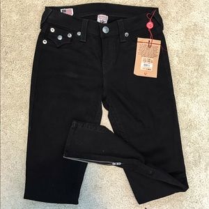 Black True Religion Skinny Jeans size 26
