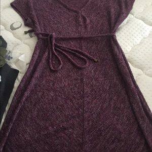 Purple maternity top