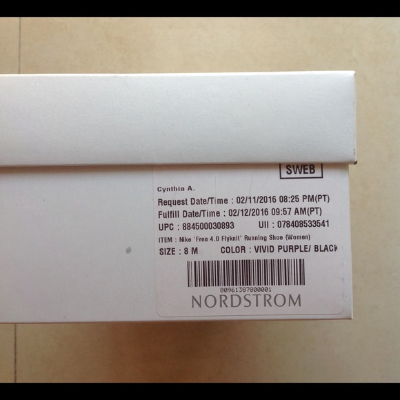 NIB Size 8 Nike Free 4.0 Flyknit - Picture 4 of 4