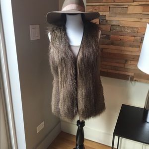Tinley Road Long Faux Fur Vest