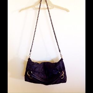 SR2 by Sondra Roberts quilted nylon foldover tote