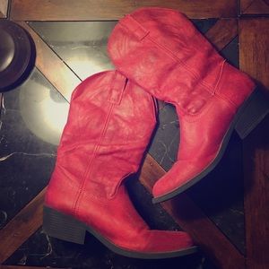 Red Cowgirl Boots