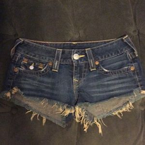 True Religion Denim Joey Cut Offs
