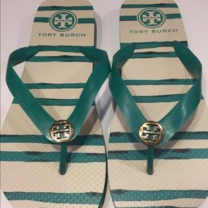 Tory Burch flip flops. Brand new.