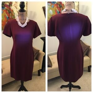 Classy maroon dress perfect in size 8.