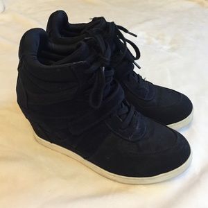 Black Sneaker Heels