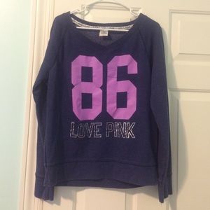 VS PINK v-neck sweatshirt