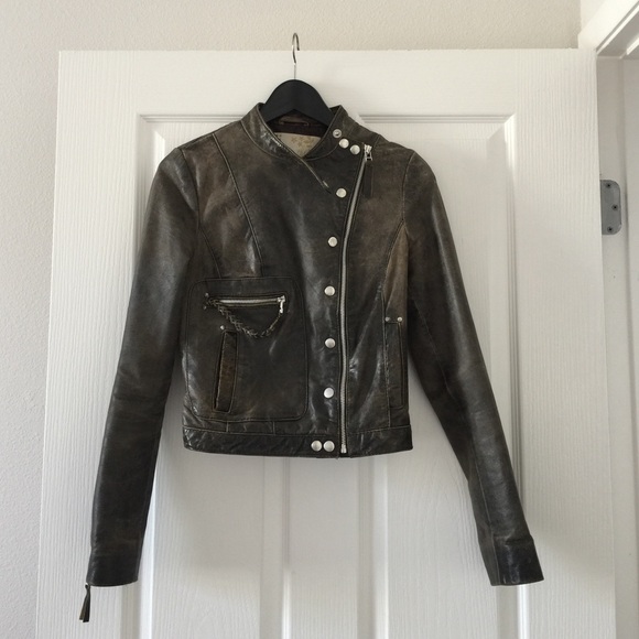 Zara leather jacket