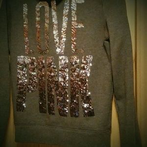 VS, Dark Grey zipped hoodie