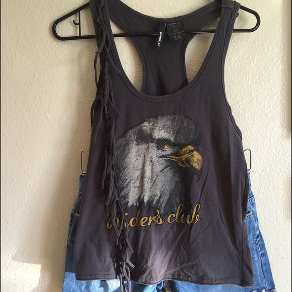 O'Neill fringe racer back