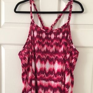 Tie dye tank top.
