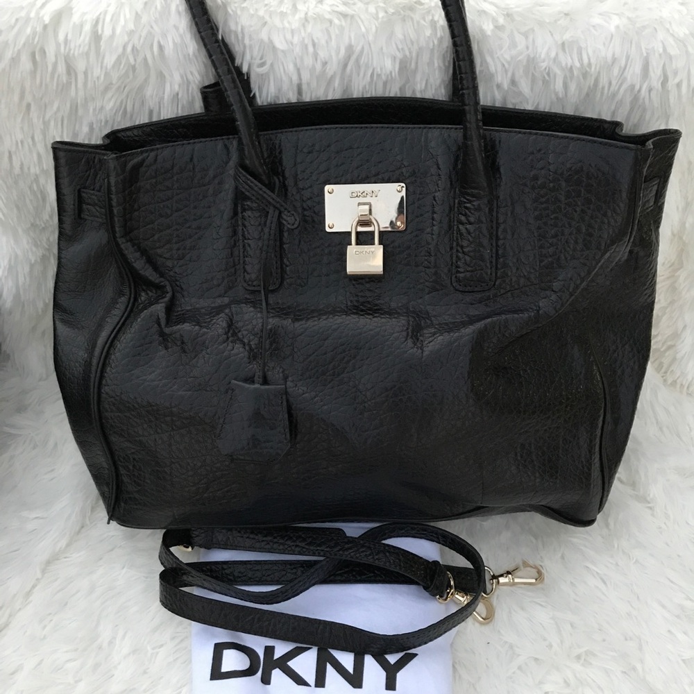 DKNY French Grain Leather Tote