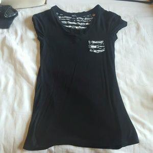 Black Fitted T-shirt