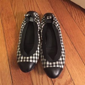 Chanel checkered flats size 6.5