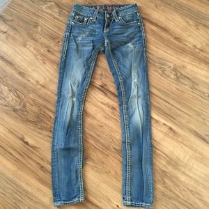Sz 26 Rock Revival Skinny Jeans - Worn 5x