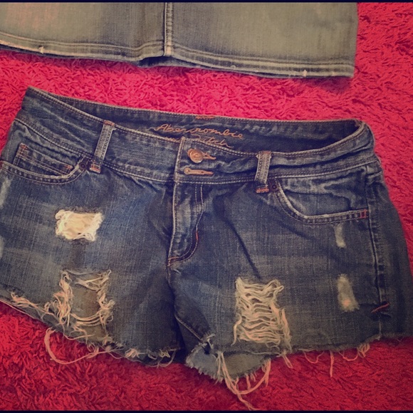 Abercrombie and Fitch destroyed shorts