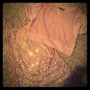 FINAL PRICE DROP!! Sequins Blouse