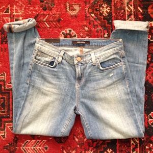 J Brand Jake low rise slim boyfriend jeans