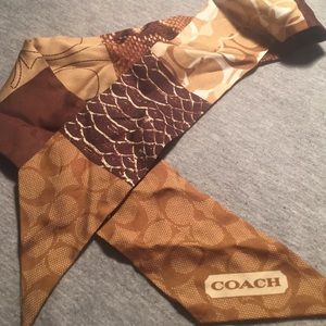 Coach tie headband or purse ribbon