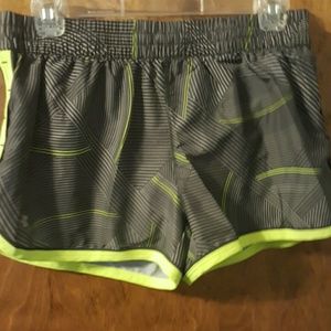 UA running shorts