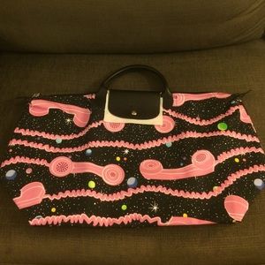 Jeremy Scott x Longchamp XL Le Pliage Bag