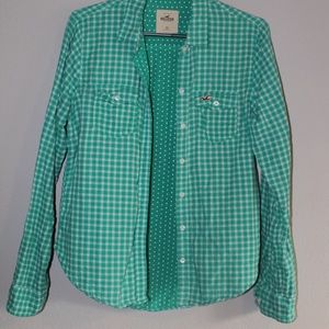 Green Hollister Shirt (Extra Small)