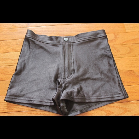 Black spandex shorts