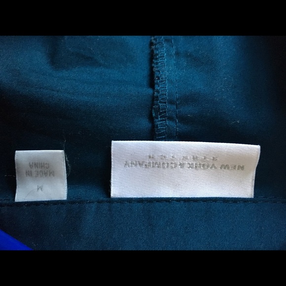 Blue button down blouse - Picture 3 of 3