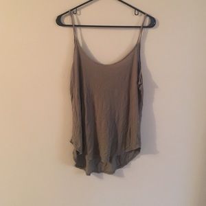 Low Back Olive Green Tank