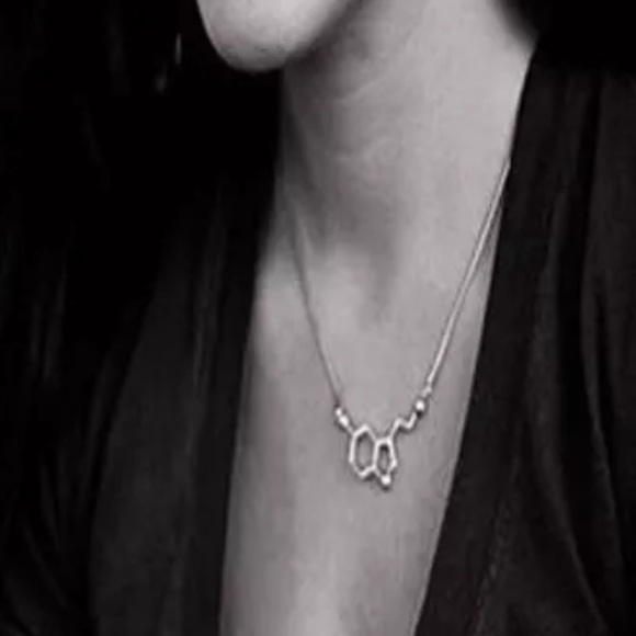 Serotonin Molecule Necklace - Picture 2 of 2