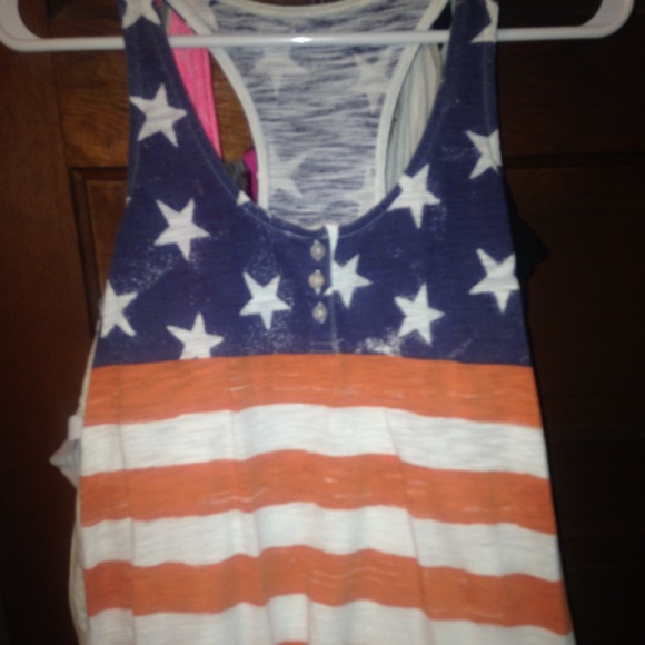 Fourth of July tank worn once