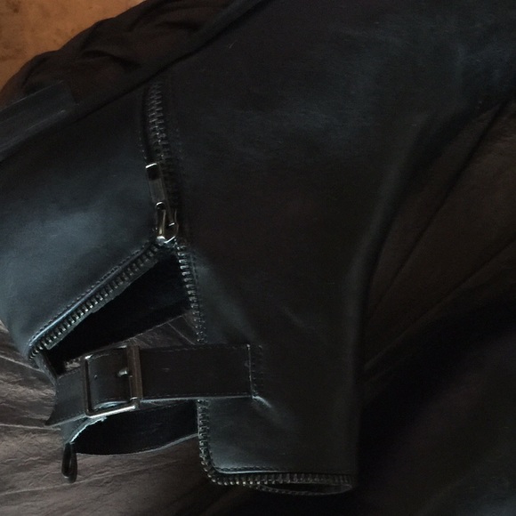 Black ankle strap booties