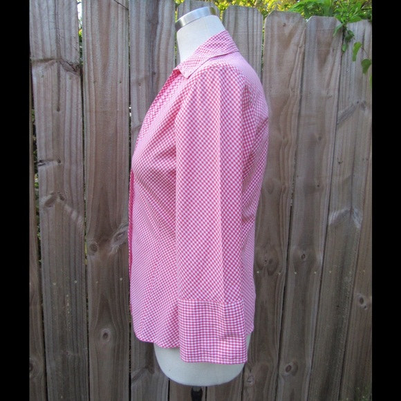 Adorable gingham look cotton top by The Limited! - Picture 2 of 3